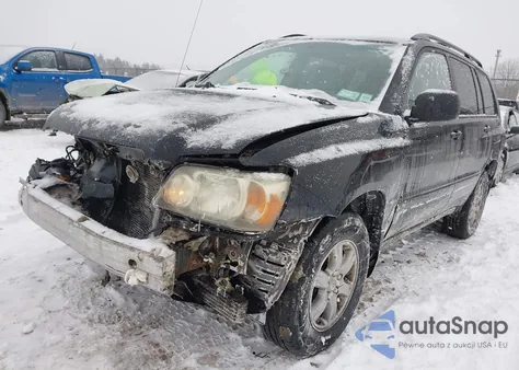 2005 Toyota Highlander V6 z USA, uszkodzony, nr VIN JTEEP21A850076007
